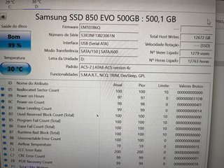 Lote de 4 Discos Rígidos SSD e HDD