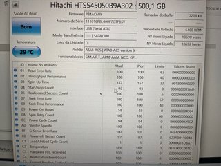 Lote de 4 Discos Rígidos SSD e HDD