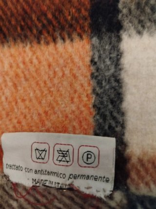Coperta matrimoniale 100% lana