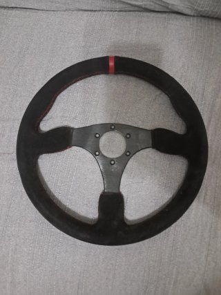 Volante Plano de Piel Vuelta