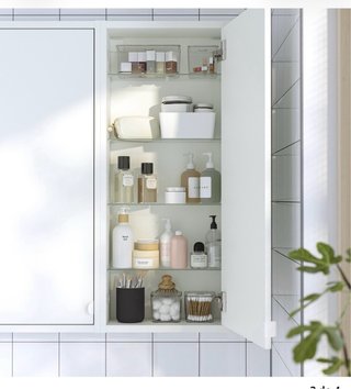 Armario pared blanco 40x15x95cm