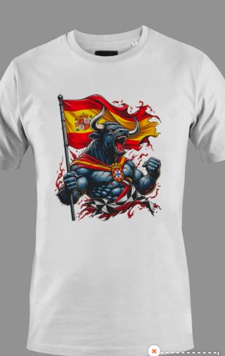 Camiseta Toro España Bandera ceuta