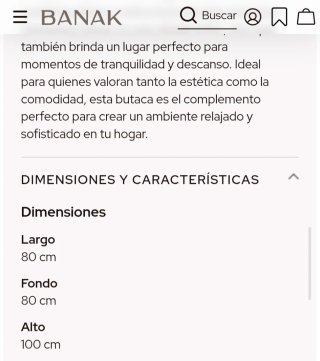 Butaca Mecedora Banak Rosa