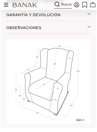Butaca Mecedora Banak Rosa