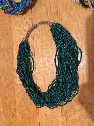 Lote de 6 collares de abalorios