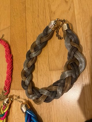 Lote de 6 collares de abalorios