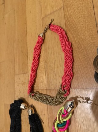 Lote de 6 collares de abalorios