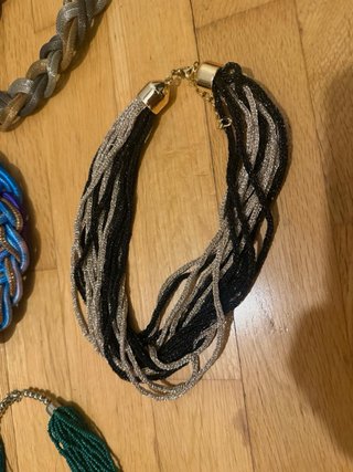 Lote de 6 collares de abalorios