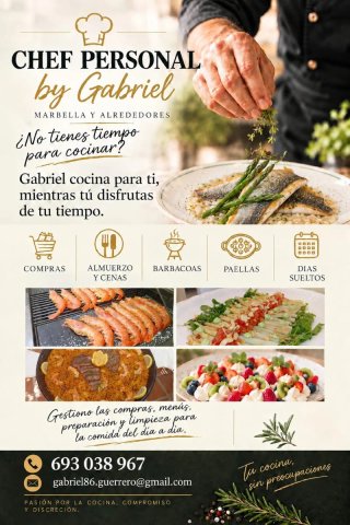 Chef Personal en Marbella y Alrededores