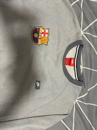 Sudadera Nike FC Barcelona Gris