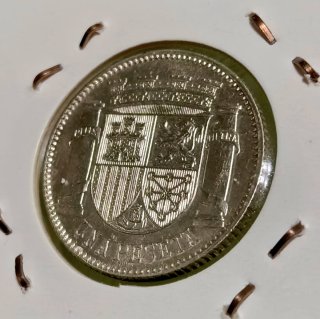 Moneda 1 Peseta 1933