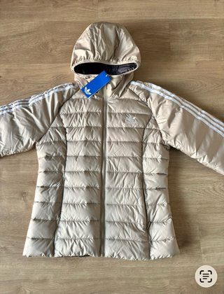 Chaqueta plumífero Nueva adidas Beige Talla M