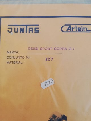 Juego Juntas Motor Derbi Sport Coppa C-7