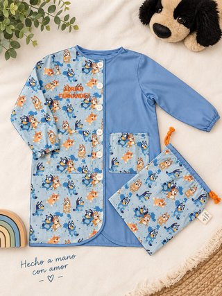 Bata de Colegio Infantil Artesanal