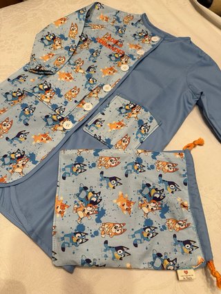Bata de Colegio Infantil Artesanal