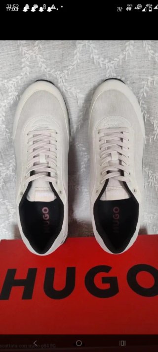 Sneakers Hugo bianche nuovo con cartellino mai usa