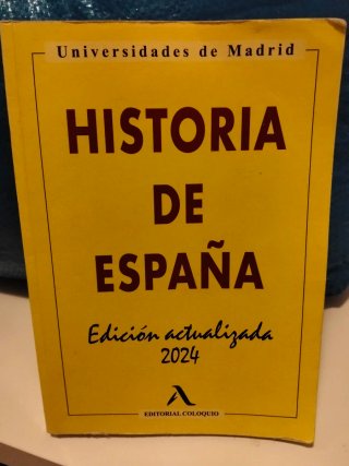 Libro Historia de España de 2do de bachillerato