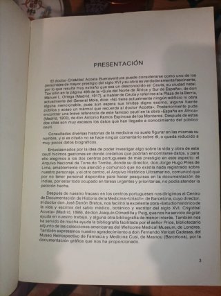 Historia de Ceuta Dr. Acosta