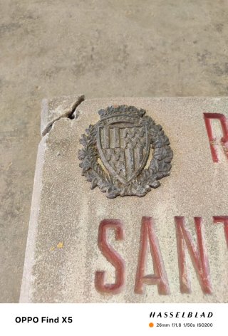Placa de calle Ronda Sant Antoni de Llefià