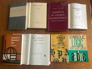 8 Rare International Books on Logic 1959-1972