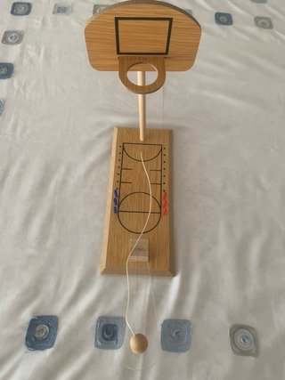Juego de Baloncesto de Mesa en Madera
