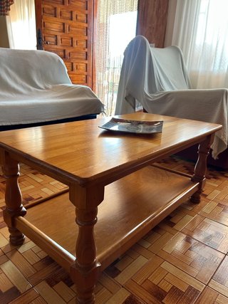 Mesa de Centro de Madera Maciza