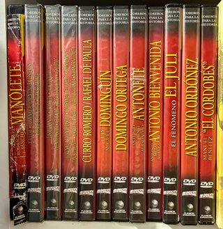 Lote 11 DVD Toreros para la Historia