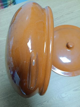 Cazuela de Barro Antigua (Sin estrenar)