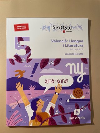 Libros valenciano 5 primaria SM