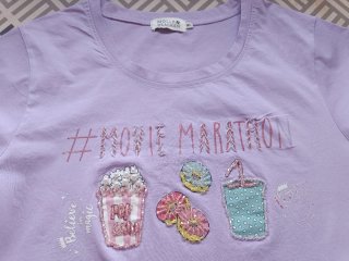 Camiseta Molly Bracken Malva #Movie Marathon