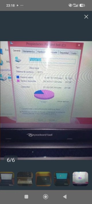 Packard Bell EasyNote TE Negro