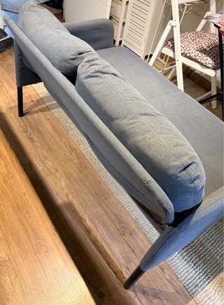 Sofá 2 plazas Ikea Glostad gris oscuro