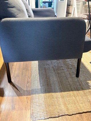 Sofá 2 plazas Ikea Glostad gris oscuro