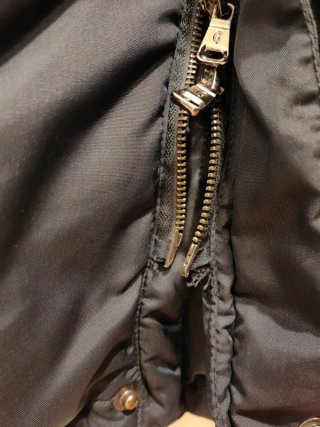 Giubbotto Gomma nero, taglia L, zip da riparare