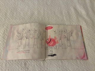 Libro infantil monstruo rosa