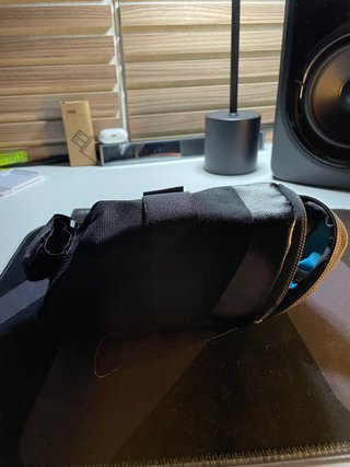 Mochila para sillín de bicicleta