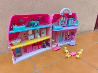 Casita de Juguete Plegable con Accesorios