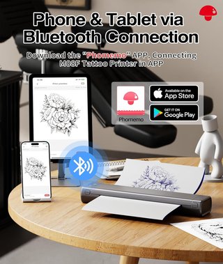 Termocopiadora tatuaje compatible Teléfono y PC