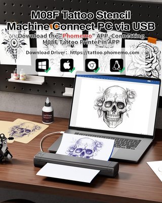 Termocopiadora tatuaje compatible Teléfono y PC