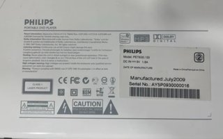 Pantalla Portátil Philips con DVD
