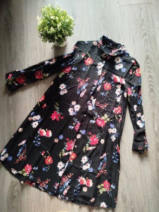 Vestido Camisero Floral