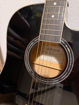 Guitarra Acústica Admira Negra