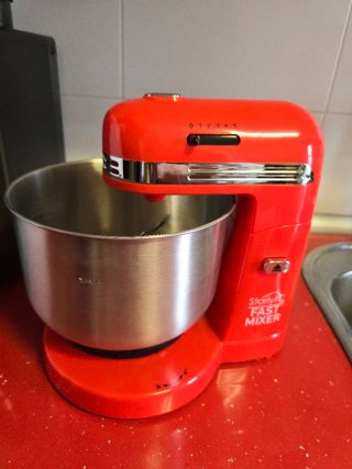 Batidora amasadora roja 3,5L