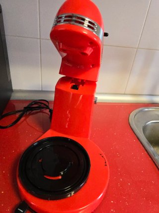 Batidora amasadora roja 3,5L