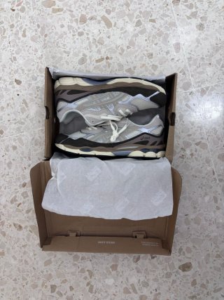 Zapatillas Asics Beige y Gris
