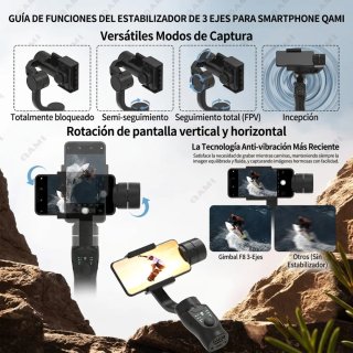 Gimbal, estabilizador para teléfono 3 ejes NUEVO