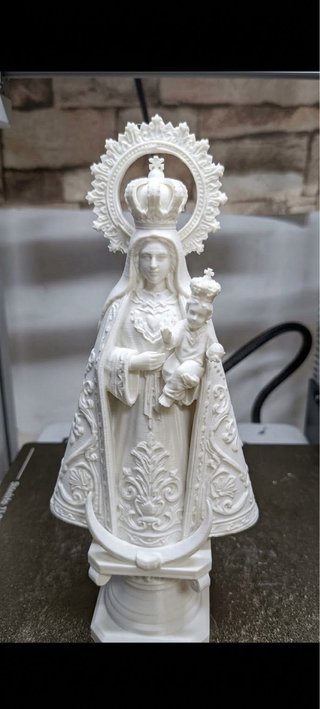 Figura Virgen del Pilar 3D