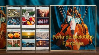 Estuche 6 Casetes Feria de Melodías Famosas