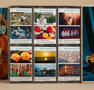 Estuche 6 Casetes Feria de Melodías Famosas