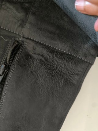 Botas Pele Genuína Preta Fabrico Português 36